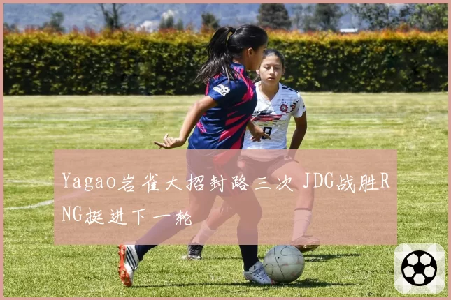 Yagao岩雀大招封路三次 JDG战胜RNG挺进下一轮